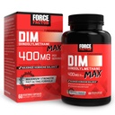 FORCE FACTOR DIM Max, DIM Supplement 400mg, Estrogen Balance for kvinner og menn, Extra styrke for Hormonal Acne, Metabolisme, Menopause, PCOS, Diindolmetan, Superior Absorpsjon, 60 kapsler