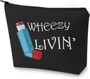 G2TUP Astma inhalator gave Astma inhaler medisin veske Wheezy Livin' Inhaler Pouch (Wheezy Livin)