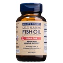Wiley's Finest Wild Alaskan Fish Oil Peak DHA - 900mg EPA og DHA Omega-3s - 60 Softgels (30 Serveringer)