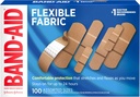 Band-Aid Brand Fleksibel stoff klebrig bandasjer for sår omsorg & førstehjelp, sorterte størrelser, 100 ct