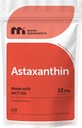 Mikroingrediensene Astaxanthin 12 mg med MCT-olje, 120 Softgels, 4 måneders forsyning | Premium Astaxanthin Antioksidant kosttilskudd* | ferske mikroalgae kilde | Triple Styrke, Ikke-GMO, Glutenfri, Ingen Soya