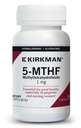 Kirkman 5-MTHF - Hypoallergenic - 120 vegetariske kapsler - folsyre essensielt for god helse