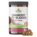 Cranberry Bladder & UTI Chews for hunder | D-Mannose + Vitamin C for urinveit Tract Support | Hundeinkontinens & Bladder Control Supplement | Bacon Flavor Soft Chews | 90ct | Strawfield Kjæledyr