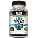 Kaya Naturals Mobility Flex Aid - Mobility Support Supplement for menn og kvinner - Turmeriske kapsler med Glukosamin Sulfat - for Knee Support and Mobility Health - 30 Count