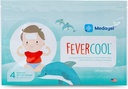 FeberCool Patches - Kjølelapper for feber, megrain og hodepine Relief | Laget i USA | Kjøletemperatur | Mess & Odor Gratis | Voksne og barn 2+ | 1 pakke (4 x Patch)