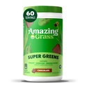 Amazing Grass Greens Superfood pulver: Grønn pulver med Digestive Enzymer & Probiotika, Organic Spirulina, Klorella, og Beet Root pulver, sjokolade, 60 Serveringer