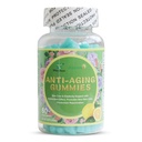 Anti-Aging Gummies, fremmer nye hudceller produksjonsjuvenasjon, anti-Wrinkle og hud firmness støtte, sitron flavor, 60 greve