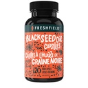 Freshfield Black Seed Oil: Thymoquinon, Premium (Black Cumin Seed Oil, Nigella Sativa) | Cold Pressed | Vegansk Ultra Styrke | Ren og 100% naturlig. (120 Kapsler)