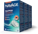 Navage SaltPod m/ Alkalol (3 30-pakker) - Eksklusivt designet for Navage Nasal renser - Sinus renser Alkalol Pods for rask relief (90 SaltPod påfyll)
