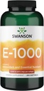 Swanson Naturlig Vitamin E 1000 Iu (671.10 Milligram) 250 Sgels