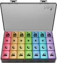 Ekstra stor ukentlig pilleorganisator 4 ganger om dagen, fullicon XXL Large Pill Box, 7 dagers medisinorganisator, Black Pill tilfelle for vitamin/fish olje/supplements
