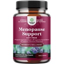 Komplett Herbal Menopause Supplement for kvinner - soya gratis kvinnelige hormonbalanse kapsler for natt Svette Hot Flashs & Mood Swingers med Dong Quai, Chaste Berry & Black Cohosh Root - 75 Count Pack
