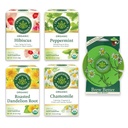 Tradisjonelle medisiner, organiske variasjonspakker for velvære i fire beroligende flavorer, inkluderer peppermynte, kamille, Hibiscus, Rosted Dandelion Root, Tea Buddy, 64 teposer, (4 pakke)