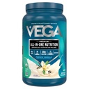 Vega Organic All-in-One Vegansk Protein pulver, Fransk Vanilla -Superfood ingredienser, Vitaminer for immunisme støtte, Keto vennlig, Pea Protein for kvinner og menn, 1,5 lbs (Pack of 1)