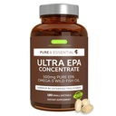 Igenus Ultra ren Omega-3 EPA 500 mg, høy konsentrert IFOS Certified Wild Fish Oil, avansert rTG triglyceridform, ikke-GMO, 180 små softgels