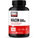 FORCE FACTOR Niacin Vitamin B3 å støtte cellulær energi og kardiovaskulær helse, Niacin 500mg hjerte-helse supplement, Vegan, Ingen Gelatin, Ikke-GMO, 100 Grønnsaker Kapsler