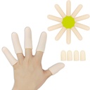 Gel Finger Cots, Finger Protector Støtte(14 PCS) NYE MATERIAL Finger Ermer Flott for Trigger Finger, Hånd Eczema, Finger Cracking, Finger Arthritis og mer. (10pcs Long + 4pcs Short)
