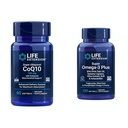 Livsforlengelse Super Ubiquinol CoQ10 med forbedret Mitokondriell støtte & Super Omega-3 Plus EPA / DHA Fish Oil, Sesame Lignans, Olive ekstrakt, Krill & Asta