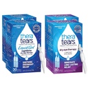 TheraTears Nighttime terapi Lubricant Eyedrops for tørre øyne, preservativt gratis, enkeltbruksglass, klar, 60 telle, 0,6 fl Oz med TheraTears øyedråper for tørre øyne, 60 telle enkeltbruks vialer