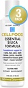 Cellfood Essential Silica Anti-Aging Formel - 4 fl oz, 3 Pack - støtter sunne bein, ledd, hår, hud, negler, tenner og gum - lett å absorbere - Gluten & Thiaminase gratis, ikke-GMO - 120-dagers forsyning
