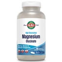 KAL Magnesium Glycinat ActivGels 315mg, Full Chelated, høy absorpsjon Magnesium Supplement for avslapning, Muskel & Bein Support, Ikke-GMO, Glutenfri, 60 Services, 180 Softgels