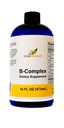 Vitamin B-Complex, Super B-kompleks vitaminer med vitamin C-væske, 16 oz - Alle B-vitaminer inkludert B1, B2, B3, B5, B6, B7, B9, B12, Folsyre, Niacin, Biotin, alkohol-fri - Herb-Science