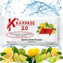 Krampade Kalium Magnesium Supplement Electrolytes pulver - 50 mg Mag + 2000 mg K, > 2X mer enn kokosvann | Kramp Relief |