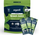 Organifi: GO-pakker - Grønn Juice - Organisk Superfood Supplement pulver - 30 Reisepakker - Organiske Vegan Grønner - Hydrates og revitalizes