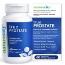 NatureCity True-Prostate Urin Tract & Prostate Support Supplement for menns helse Cranberry Extract & Super Beta Prostate Sitosterol Complex 60 kapsler - Prostate helse for menn
