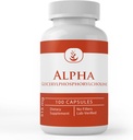 PURE ORIGINALE INGREDIENTS Alpha glycerylfosforylkolin (Alfa GPC), (100 kapsler) Alltid ren, ingen tilsetningsmidler eller fyllstoffer, Lab verifisert