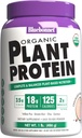Blåbonnet Ernæring Organic Plant Protein - 18g Protein, 3.5g Fiber - Chia, Quinoa og mer - Ikke-GMO, Vegansk, Kosher, USDA Økologisk, Ingen Sukker Tillagt - Gratis av Gluten, Soja & Melk - 1 LB, Sjokolade Flavor