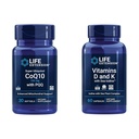 Livsforlengelse Super Ubiquinol CoQ10 med PQQ, CoQ10, PQQ & Vitaminer D og K med Sea-Iodine, vitamin D3, vitamin K1 og K2