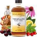 Mickelberry Gardens Throat & Lung Honning Tonic: Velvære Syrup, Naturlig Sore Throat Relief, Immun støtte og Cough Pressant for voksne og barn (4 oz)