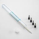Colloidal Silver | Par av ren sølv Wire 99,99% | Certificate | 9999 | 14 Gauge 6\" | Fra Bora Colloidal Silver Generator Wire | Plus 4pcs Wire Holdere