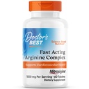 Legens beste raskvirkende Arginine Complex - L Arginine kosttilskudd for menn og kvinner, hjelper nitric oksidnivå, blodflyt og kardiovaskulær helse støtte, 1500 mg perserving, vegan - 60 tabletter