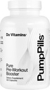 Pumppills Nitric Oxid Supplements for menn og kvinner - L Citrulline L Arginine Supplement - Stimulant gratis pre trening piller - Nitric Oxid Booster - Vegan, Paleo, Keto (120 kapsler)