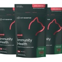 VitriScience Lysin Immunitet Helse Chews, 250 mg Lysin Plus Immune Supplement for katter og Kittens med allergier, Sneezing, Runny Nese og vannige øyne, kylling, 3 pakke