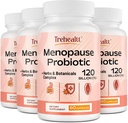 Menopause kosttilskudd for kvinner, 120 milliarder CFU Probiotiske, 13-i-1 urter og botaniske kompleks, for hormon Menopause, Hot Flashes, Natt Svette, Mood Swings, søvnforstyrrelser, Vegansk, 240 kapsler