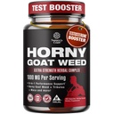 Horny Goat Weed for menn - Extra styrke Mann Supplement med svart Maca Root, Tongkat Ali, så Palmetto & Panax Ginseng Ekstrakt for Stamina & Energi - 180 kapsler