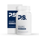 PS naturlig testosteron booster for menn - Premium D3 og sink kosttilskudd for menn med tribulus, horny goat weed, og Tongkat Ali - Test booster og energi kosttilskudd (60 kapsler)