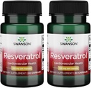 Swanson Resveratrol 100 100 Milligrams 30 kapsler (2 Pack)