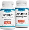 EuroMedica Curaphen - Curcumin Supplement for sirkulasjon og endorfin-støtte - Støtte for anledningsforstyrrelse - Hjelpemidler sunne muskler - 120 kapsler, 2 pakke (240 kapsler)