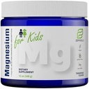 Tangerine Flavor Magnesium pulver Supplement for barn | Kosttilskudd for barn | Vekst og utvikling | Balansert Mood | søvnstøtte | Magnesium for barn | Bare tilsett vann