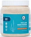 Psyllium Husk Powder- 2lb, 32oz | Lett å blande Dietar Fiber | Rense Digestive System | Finely Ground Powder | Ideell for Keto Baking | Ikke-GMO