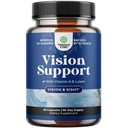 Complete Eye Health Supplement for voksne - Lutein 20mg Per Serving Eye Vitaminer for Vision Tørr Eyes Pressure og Blått Lys Beskyttelse - Suppler voksne med Beta Caroten Eyes
