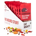 Mammoth Bar Goji Berry Trail Mix - 10 Organic Protein Bars - Prebiotiske • Paleo • Glutenfri • Eggprotein • GMO Gratis • Rå • Premium Nuts