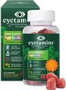 Eyetamins Nurtureyes Eye Health Gummy for barn - 30 Easy-to-Chew, Mango Gummies - Opthalmologist-laget Kids Eye Vitaminer - Naturlig, Vegansk, og Ikke-GMO Formula