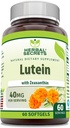 Herbal hemmeligheter lutein med Zeaxanthin Supplement ® 40 Mg Per Serving ® 60 Softgels ® Ikke-GMO | Glutenfri | laget i USA