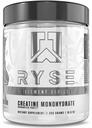 RYSE Kreatin Monohydrat pulver - Unflavored - Støtter menn og kvinner lean muskelvekst, styrke, kraft og utholdenhet - bidrar til å redusere tretthet og forbedre trening utvinning - 60 Serveringer