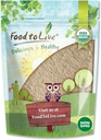Mat å leve organisk Ashwagandha Root Powder, 12 Ounces - Ikke-GMO, Finely Ground Indisk Ginseng, Pure, Raw, Vegansk. Lett å blande. Adaptogen urt.